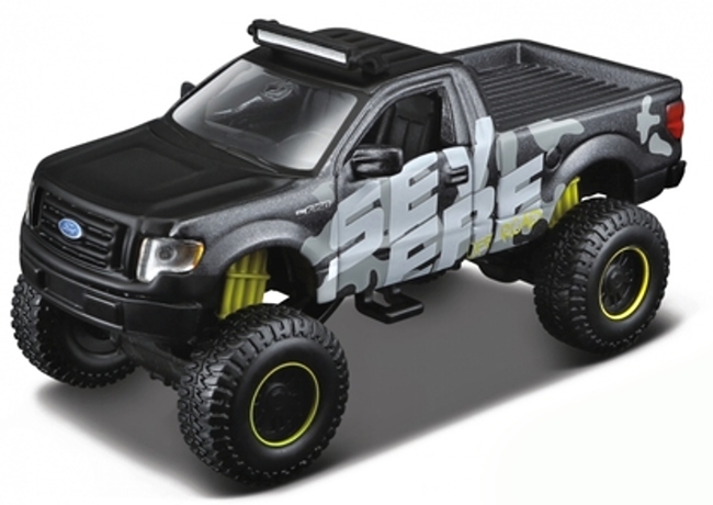 Maisto Ford F-150 XL 4x4 Rebels, Šedý 1:32/44