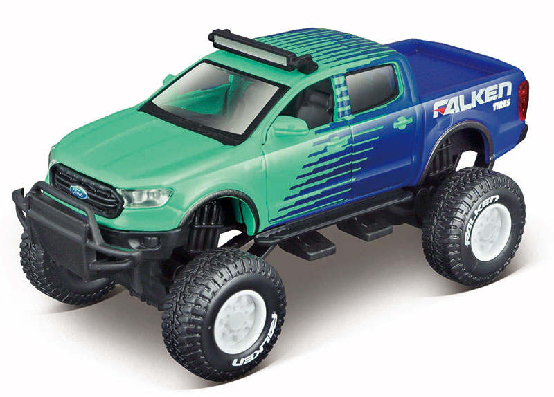 Maisto Ford Ranger 4x4 Rebels (2019), Modrý 1:32/44