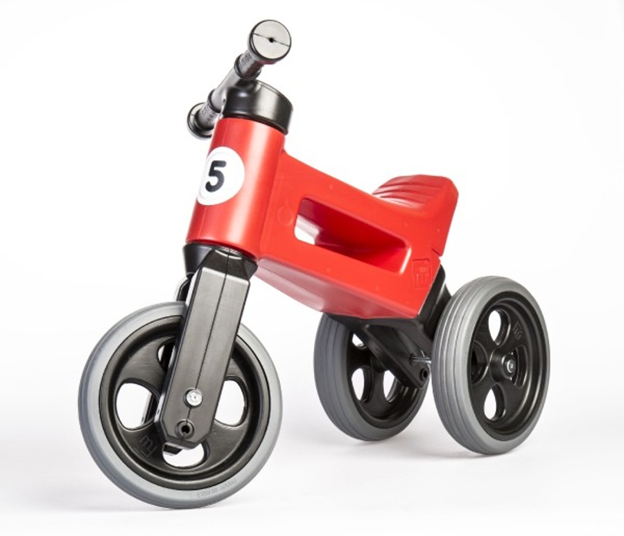 Odrážedlo FUNNY WHEELS Rider Sport červené 2v1