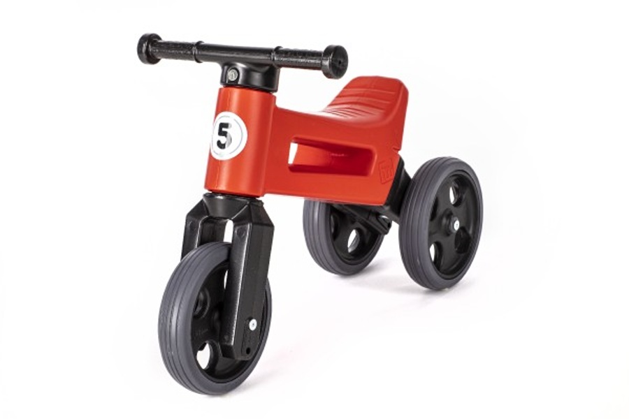 Odrážedlo FUNNY WHEELS Rider Sport červené 2v1
