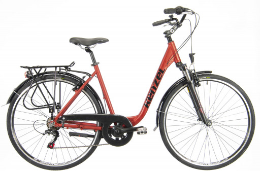 Kenzel Městské kolo Siluet Royal 6spd 28" 2022 matné bordové
