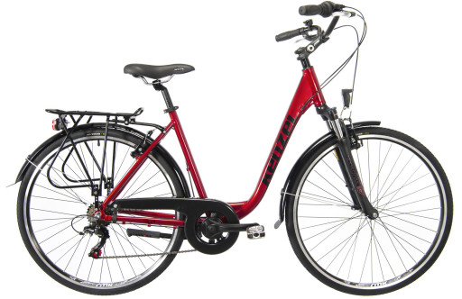 Kenzel Městské kolo Siluet Royal 6spd 28" 2022 lesklé bordové