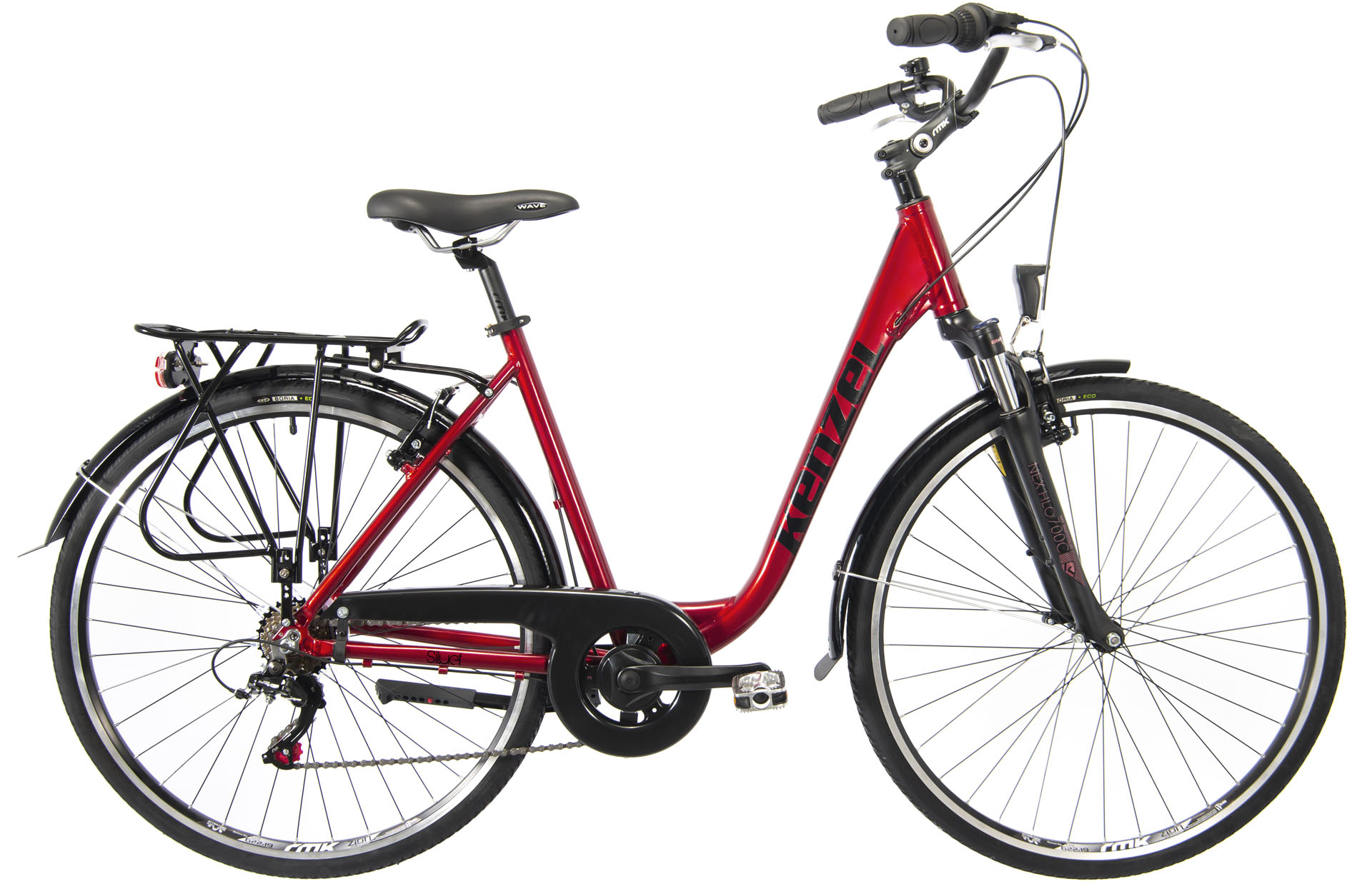 Kenzel Městské kolo Siluet Royal 6spd 28" 2026 bordové