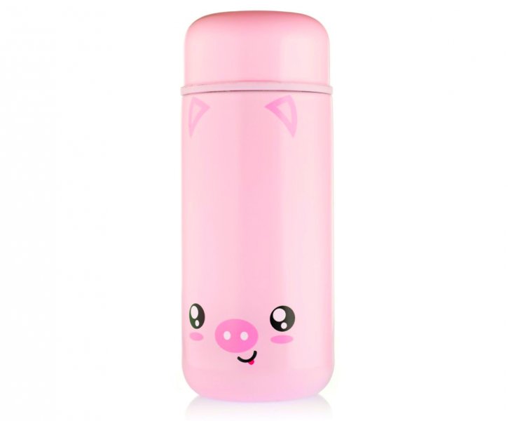 Termoska Shin Yu Pig, růžová, 200 ml