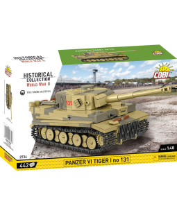 Cobi 2734 II WW Panzer VI Tiger I no 131, 1:48, 442 kostek