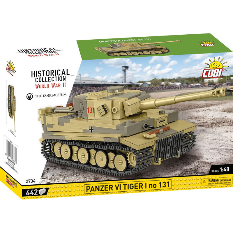 Cobi 2734 II WW Panzer VI Tiger I no 131, 1:48, 442 kostek