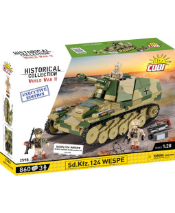 Cobi 2598 II WW Sd. Kfz. WESPE, 1:28, 860 kostek, EXECUTIVE EDITION