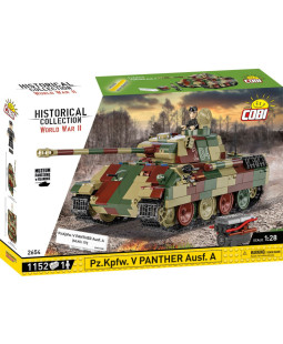 Cobi 2654 II WW Pz.Kpfw. V PANTHER Ausf. A, 1:28, 1152 kostek
