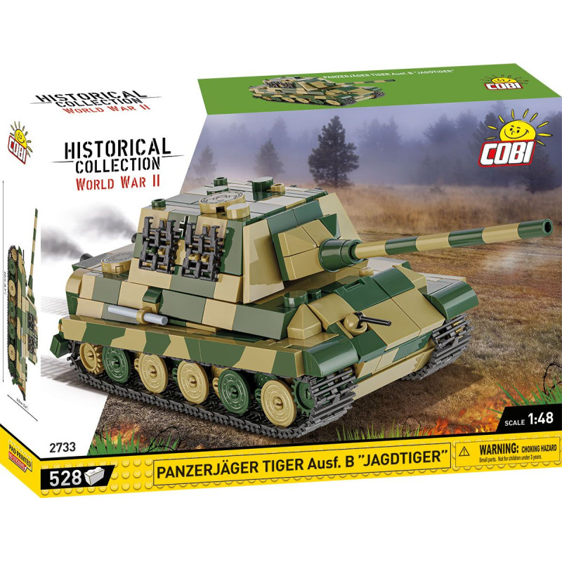Cobi 2733 II WW Panzerjager Tiger Ausf B Jagdstiger, 1:48, 528 kostek