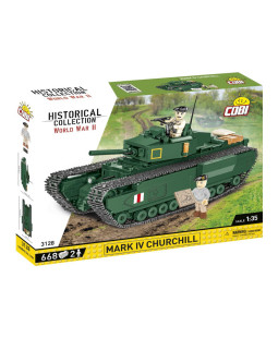 COBI 3128 II WW Mark IV Churchill, 1:35, 668 kostek
