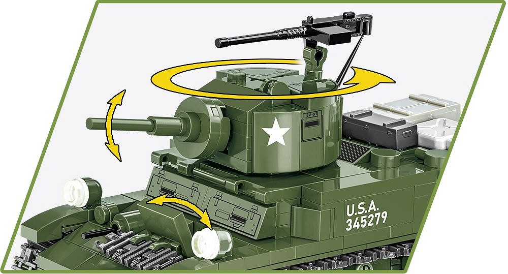 COBI 3129 II WW M3 Stuart, 1:35, 511 kostek
