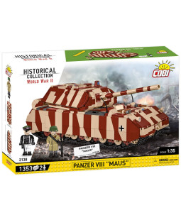 Cobi 3138 II WW Panzer VIII MAUS, 1:35, 1353 kostek