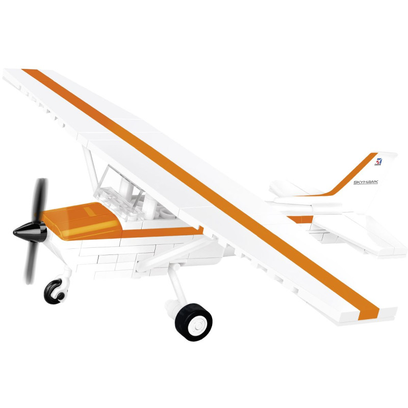 Cessna 172 Skyhawk, bílá, 1:48, 162 kostek