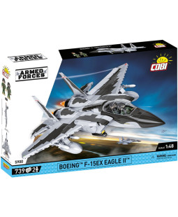 Cobi 5900 Armed Forces Boeing F-15EX Eagle II, 1:48, 739 kostek, 2 figurky