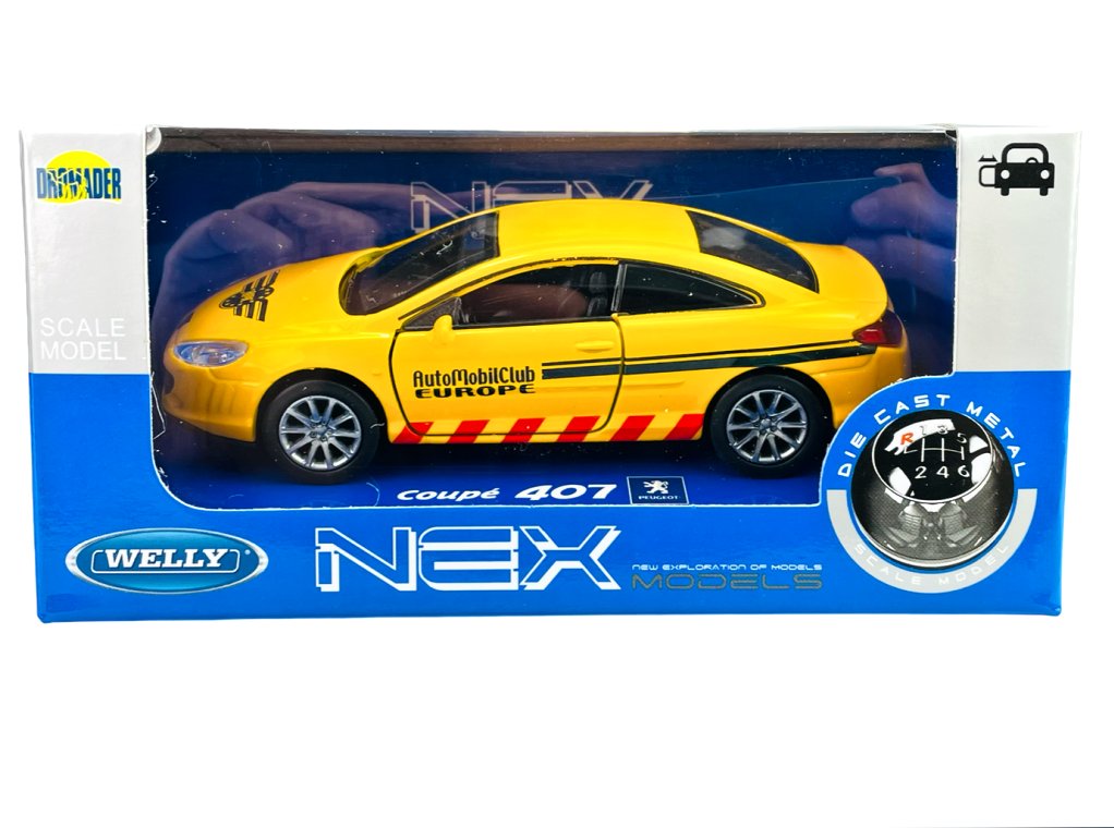 Welly Peugeot Coupe 407 Auto club, 1:34-39