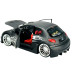 Welly MOQ Peugeot 206 tuning, mat Black 1:24