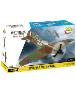 Cobi 5868 II WW Spitfire Mk. I N3200, 1:48, 146 kostek