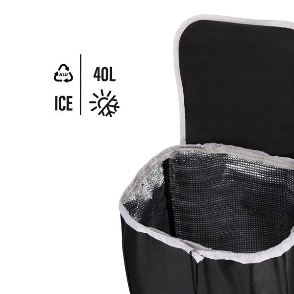 Nákupní taška na kolečkách NILS Camp NC17106, 40 litrů, černá