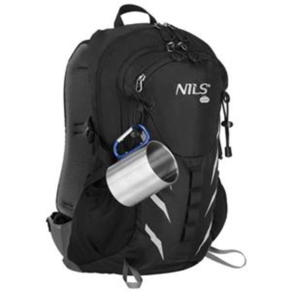 Kempingový hrnek NILS Camp NC17110 s karabinou 300ml, modrý