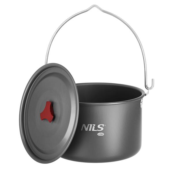 Kempingový hrnec NILS Camp NC17117 s pokličkou, 4 litry