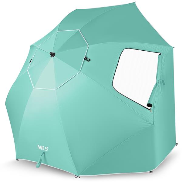Plážový slunečník NILS Camp NC17114, zelený, 240 cm