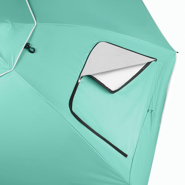 Plážový slunečník NILS Camp NC17114, zelený, 240 cm