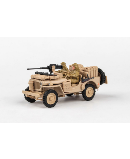 Cararama Ton Military Vehicle With Gun - Sandy Yellow 1:43