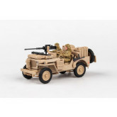 Cararama Ton Military Vehicle With Gun - Sandy Yellow 1:43