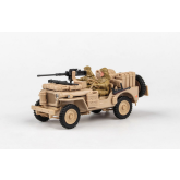 Cararama Ton Military Vehicle With Gun - Sandy Yellow 1:43