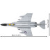 COBI 5897 Armed Forces F-4 Phanthom II, 1:48, 703 kostek