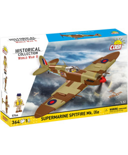 COBI 5764 II WW Supermarine Spitfire Mk. IXe, 1:32, 364 kostek