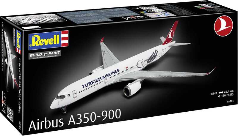 Plastic ModelKit letadlo 03773 Airbus A350-900 Turkish Airlines (1:144)