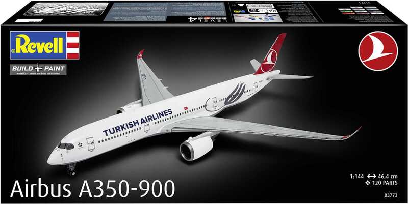 Plastic ModelKit letadlo 03773 Airbus A350-900 Turkish Airlines (1:144)