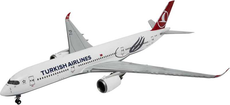 Plastic ModelKit letadlo 03773 Airbus A350-900 Turkish Airlines (1:144)