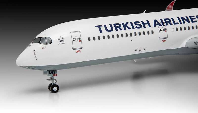 Plastic ModelKit letadlo 03773 Airbus A350-900 Turkish Airlines (1:144)