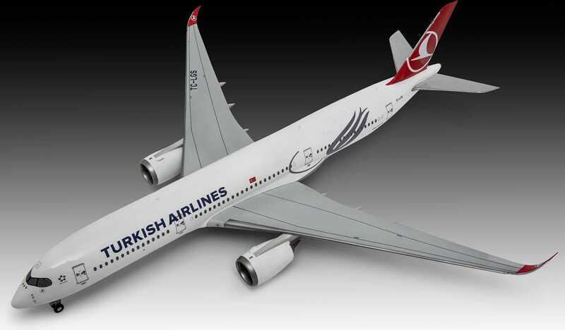 Plastic ModelKit letadlo 03773 Airbus A350-900 Turkish Airlines (1:144)