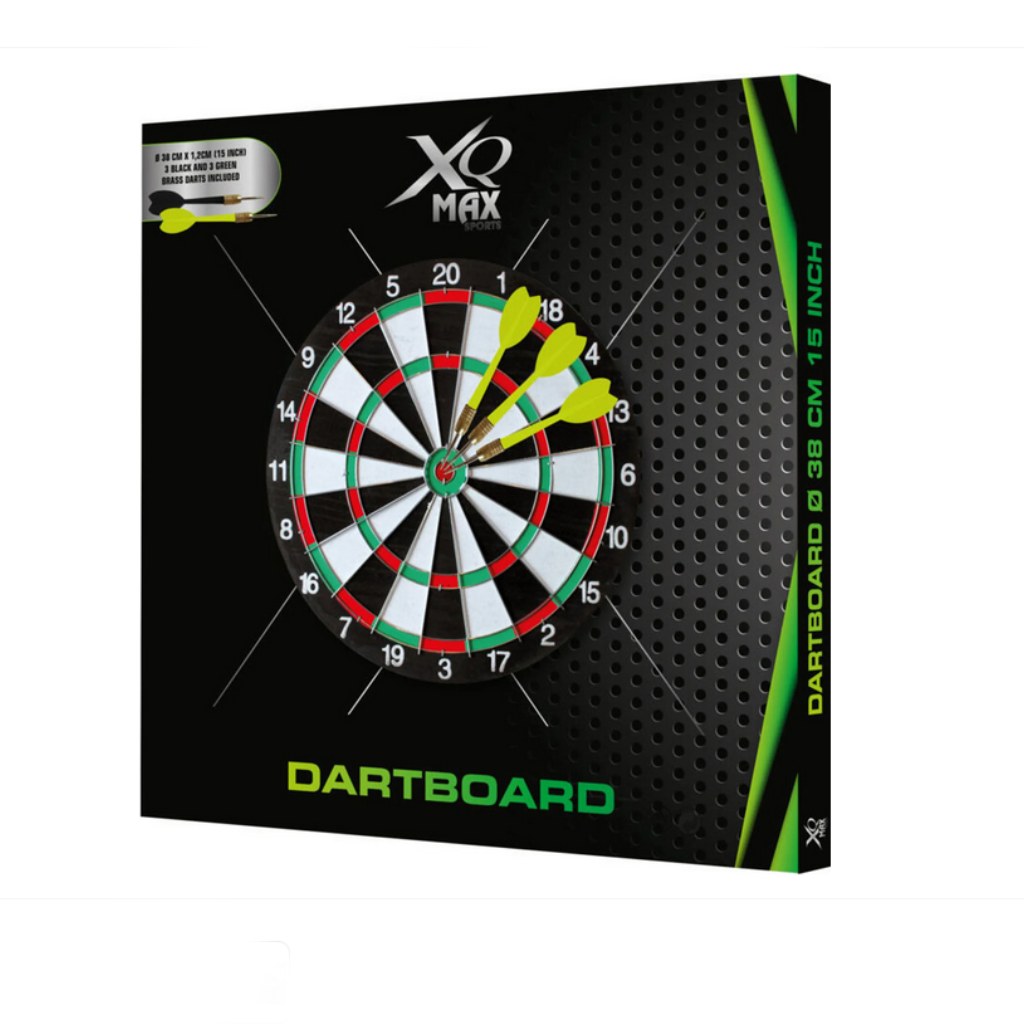 Šipky s terčem XQ-MAX MVG Dartboard 38 cm