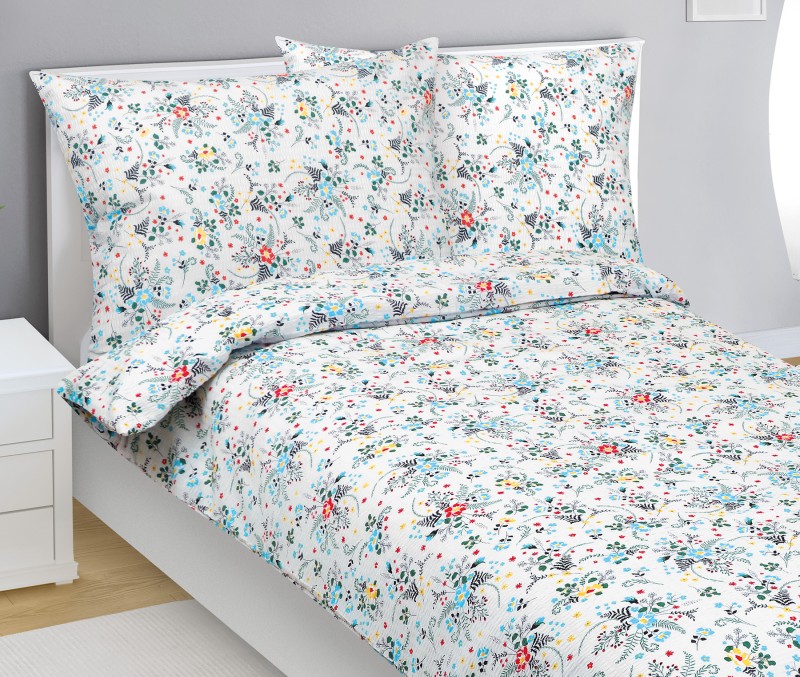 Bellatex Povlečení krep, Pomněnka - 140x220, 70x90cm