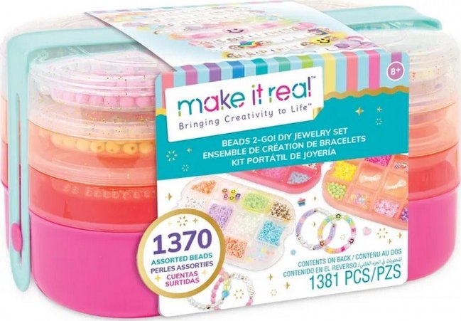 Make It Real Sada bižuterie Beads 2-Go DIY