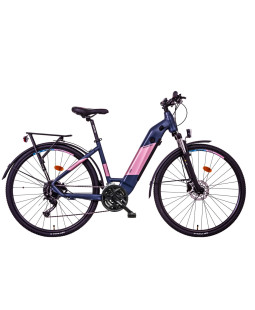 Mayo e-XR Swing Tour D, zadní motor, 36V/17,5Ah, petrolejově-ružové