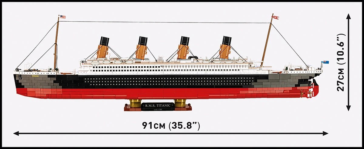 Cobi 1686 R.M.S. Titanic, 1:300, 3260 kostek