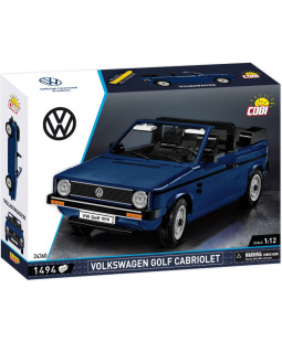 Cobi 24360 Volkswagen Golf Cabriolet, 1:12, 1494 kostek