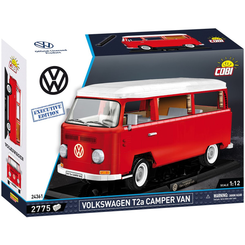 Cobi 24361 Volkswagen T2a Camper Van, 1:12, 2775 k, EXECUTIVE EDITION