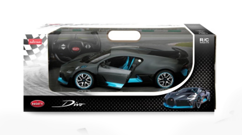 Rastar Bugatti Divo RC auto, Šedé 1:14
