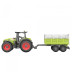 Fleg Traktor CLAAS na dálkové ovládání s přívěsem, 22cm, 1:24