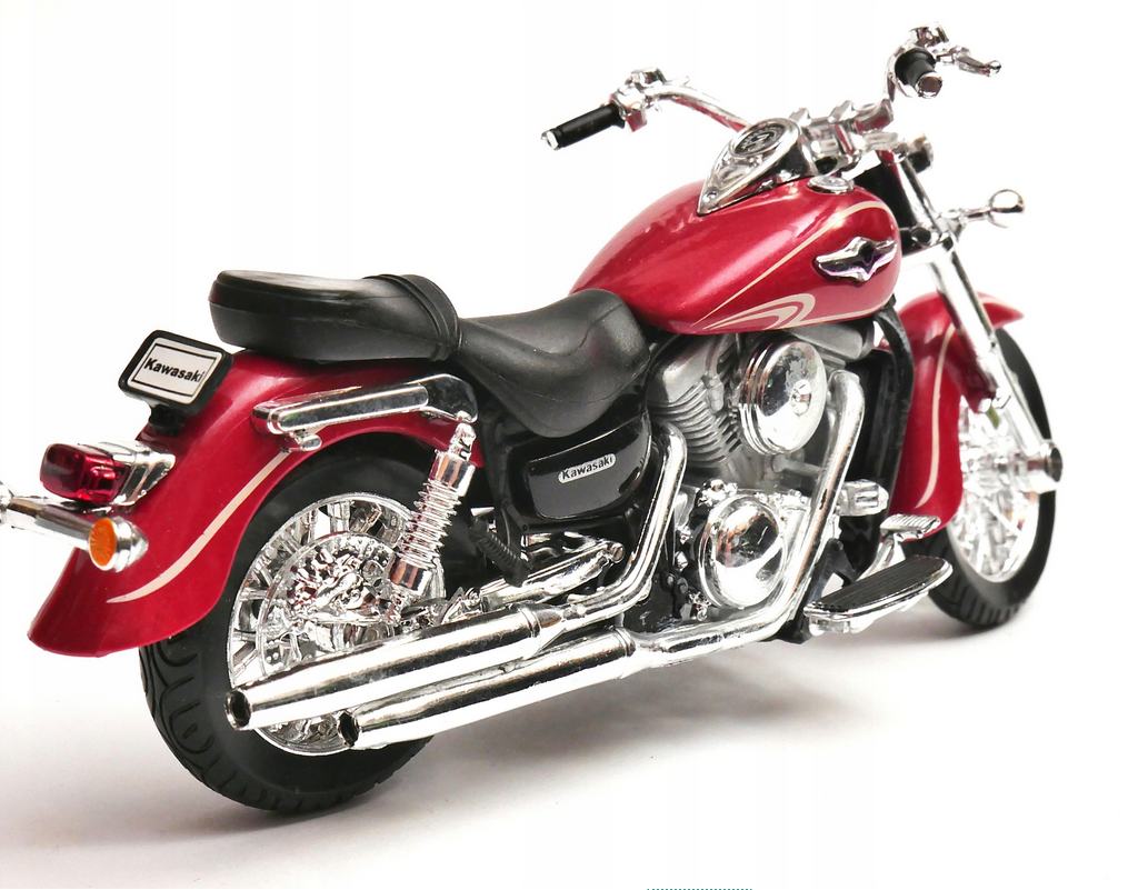 Welly Kawasaki 2002 Vulcan 1500 Mean Streak (red) 1:18