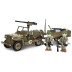 Cobi 3132 II WW Willys MB s přívěsem, 1:35, 200 kostek