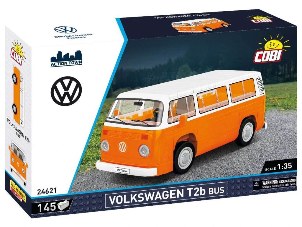 Cobi 24621 Volkswagen T2b Bus, 1:35, 145 kostek