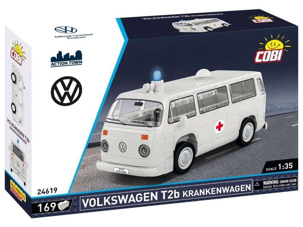Cobi 24619 Volkswagen T2b Sanitka, 1:35, 169 kostek