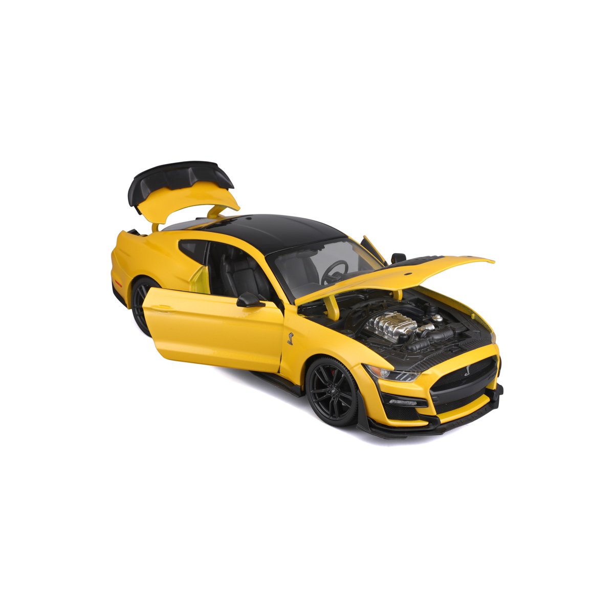 Maisto Mustang Shelby GT500 (2020), metal žlutá, 1:18